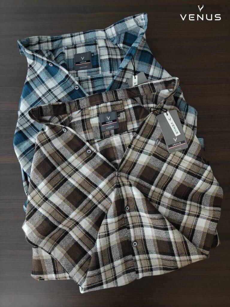 sky blue checked cotton Casual shirt for men – Suryacotton
